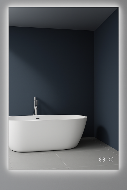 Spiegel met Verlichting Neno Rechthoek - 70 x 90 cm