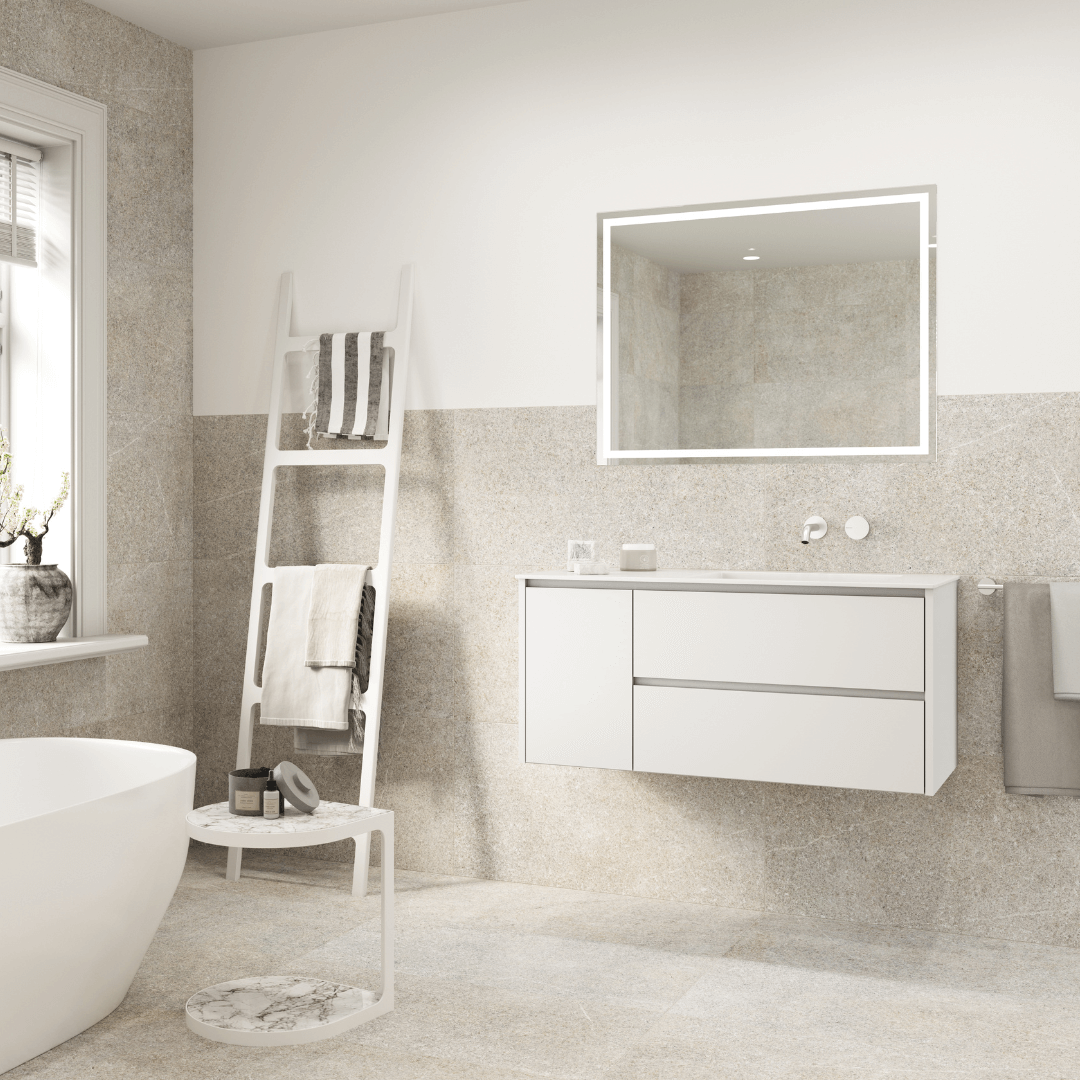 Jive Wastafelmeubel 100 cm - Wit