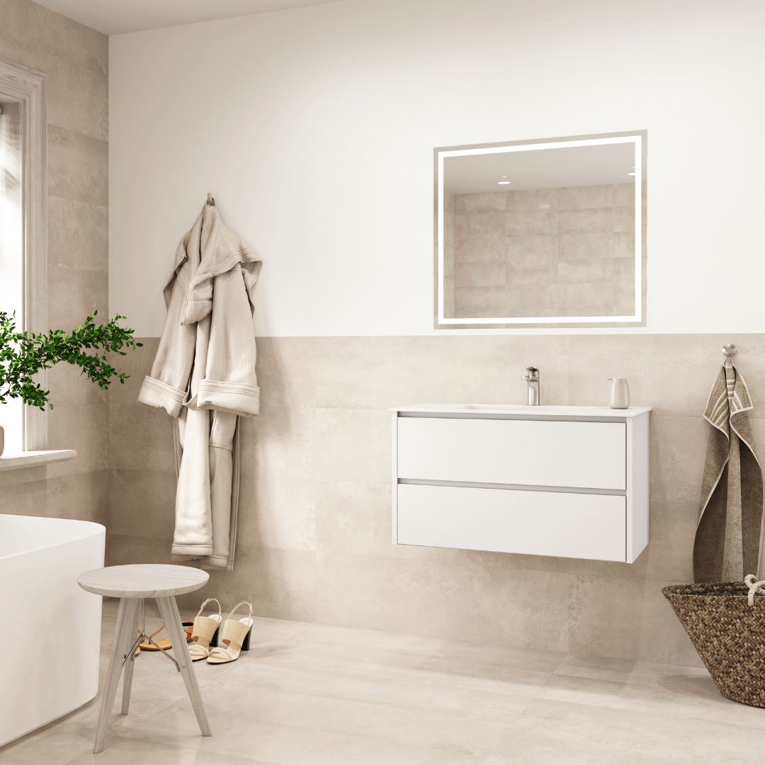 Jive Wastafelmeubel 80 cm - Wit