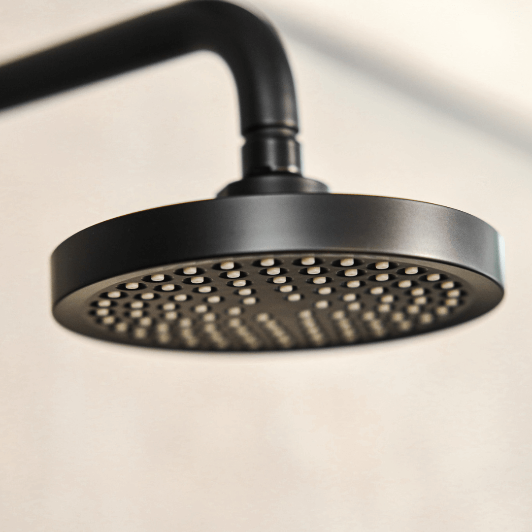 Regendouchekop Josh 15 cm - Zwart