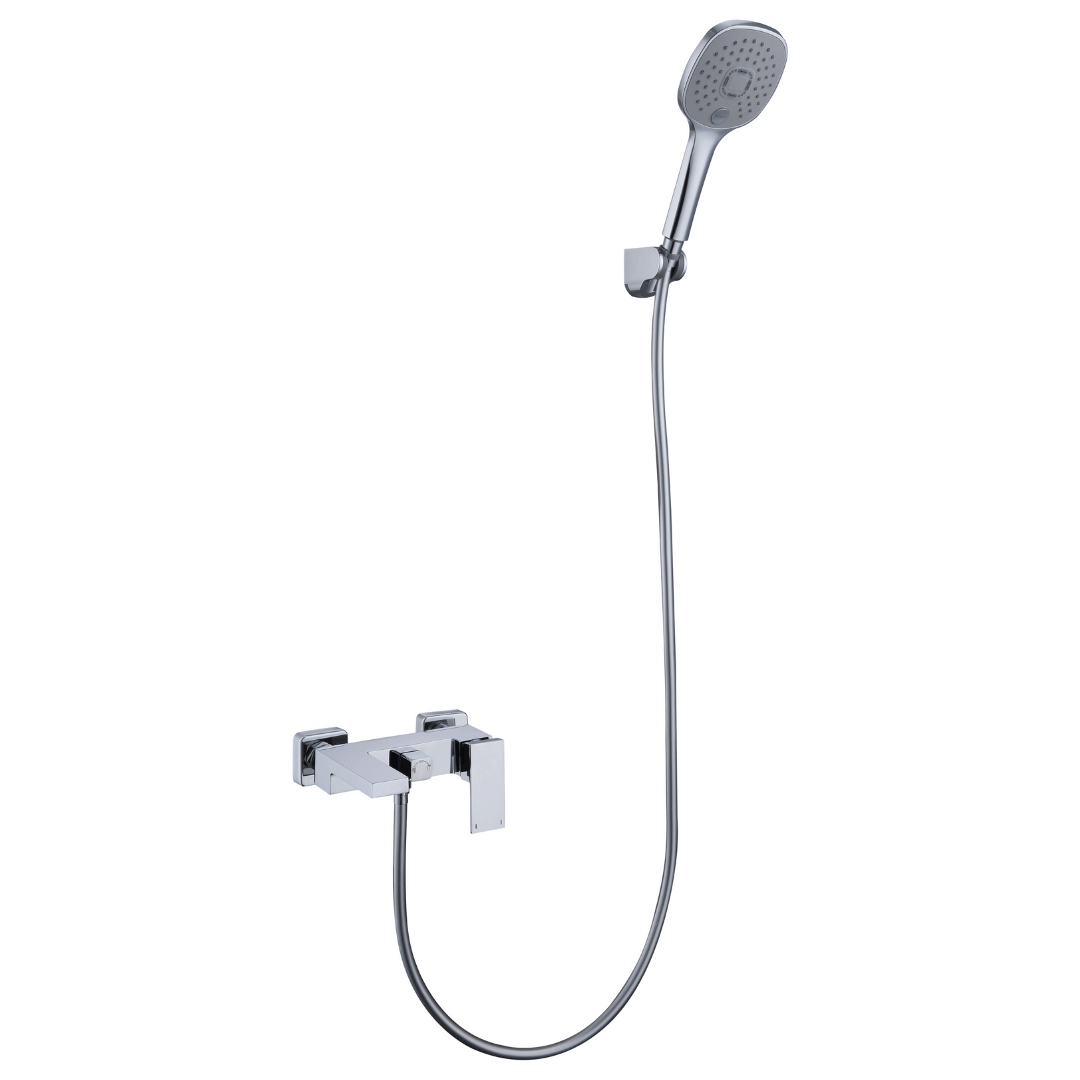 Thermostatische Badkraan Met Douchekop Houder - Chroom