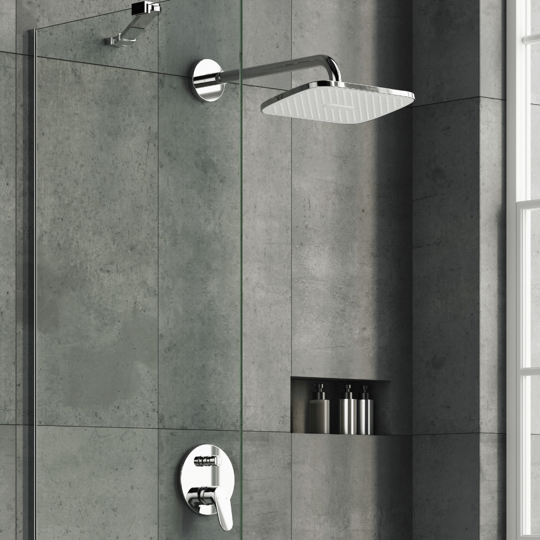 Regendouchekop Mark XL 30 cm - Chroom