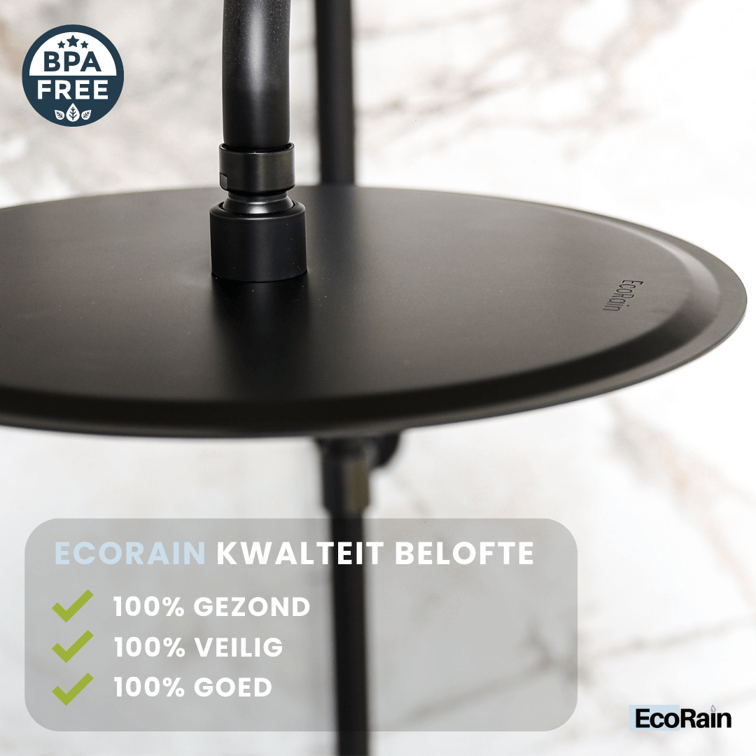 Ronde RVS Regendouchekop Tyler 20 cm - Chroom