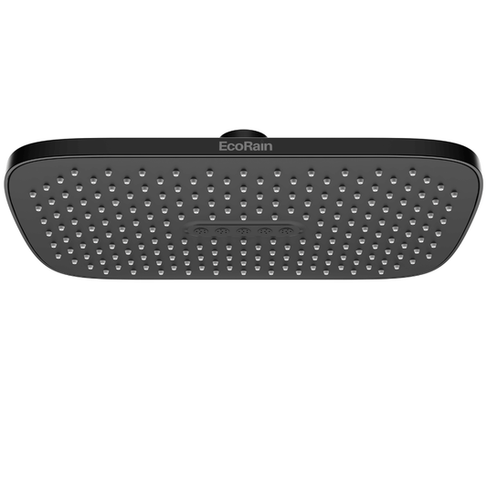 Regendouche zwart rechthoek