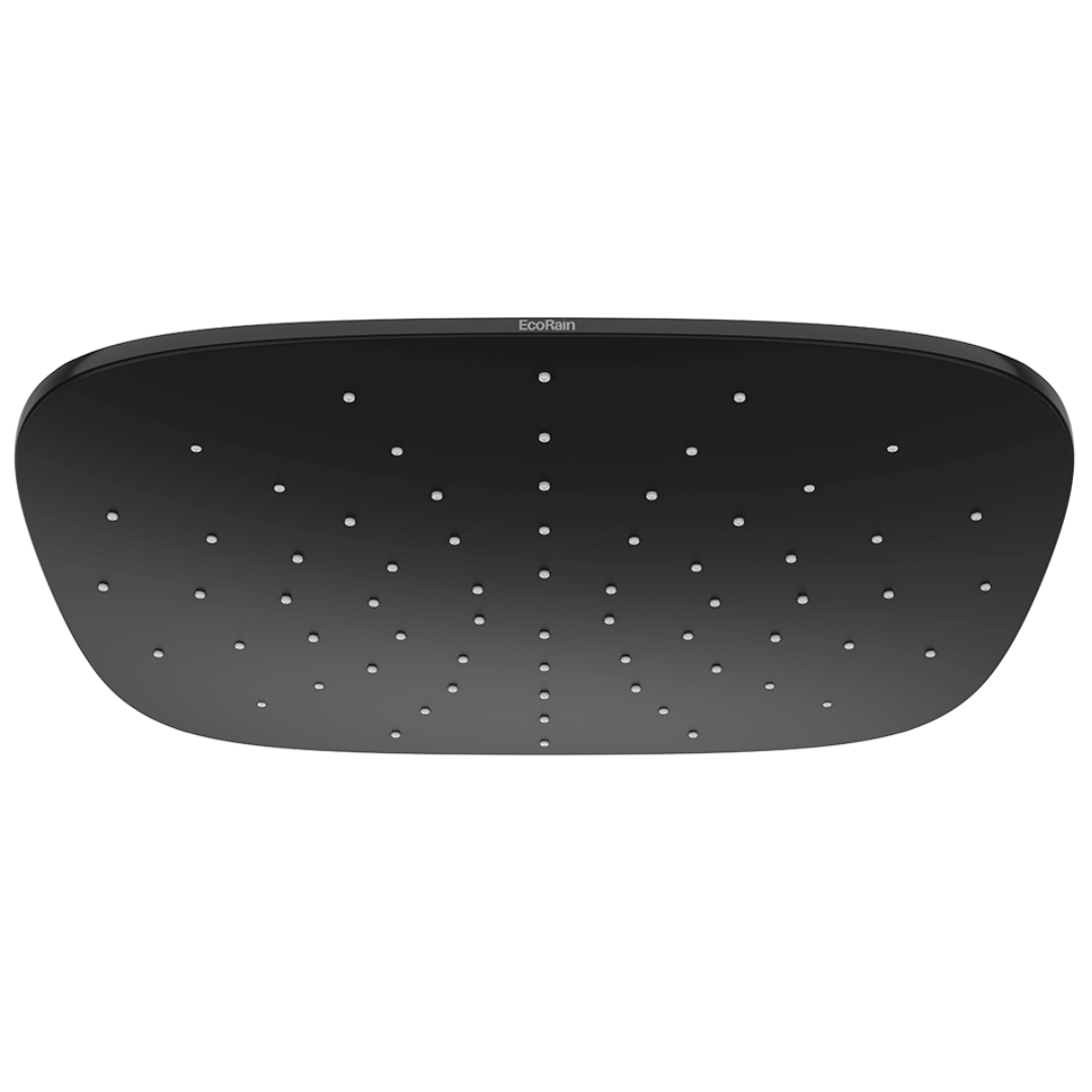 Regendoucheset Kay 25 CM met Thermostaatkraan - Zwart