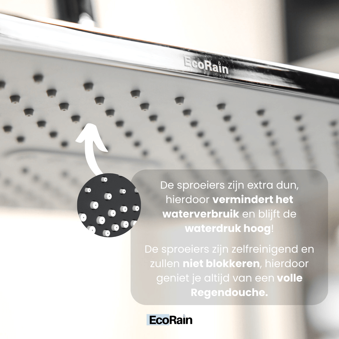 Regendouchekop Mark XL 30 cm - Chroom