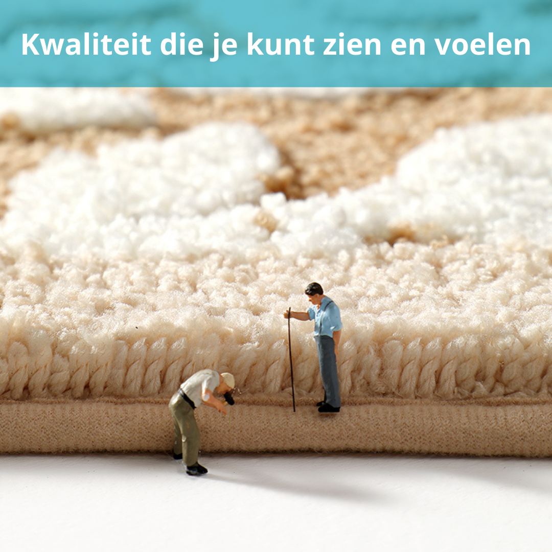 DRESTA Badmat 50X80CM Leaves Beige