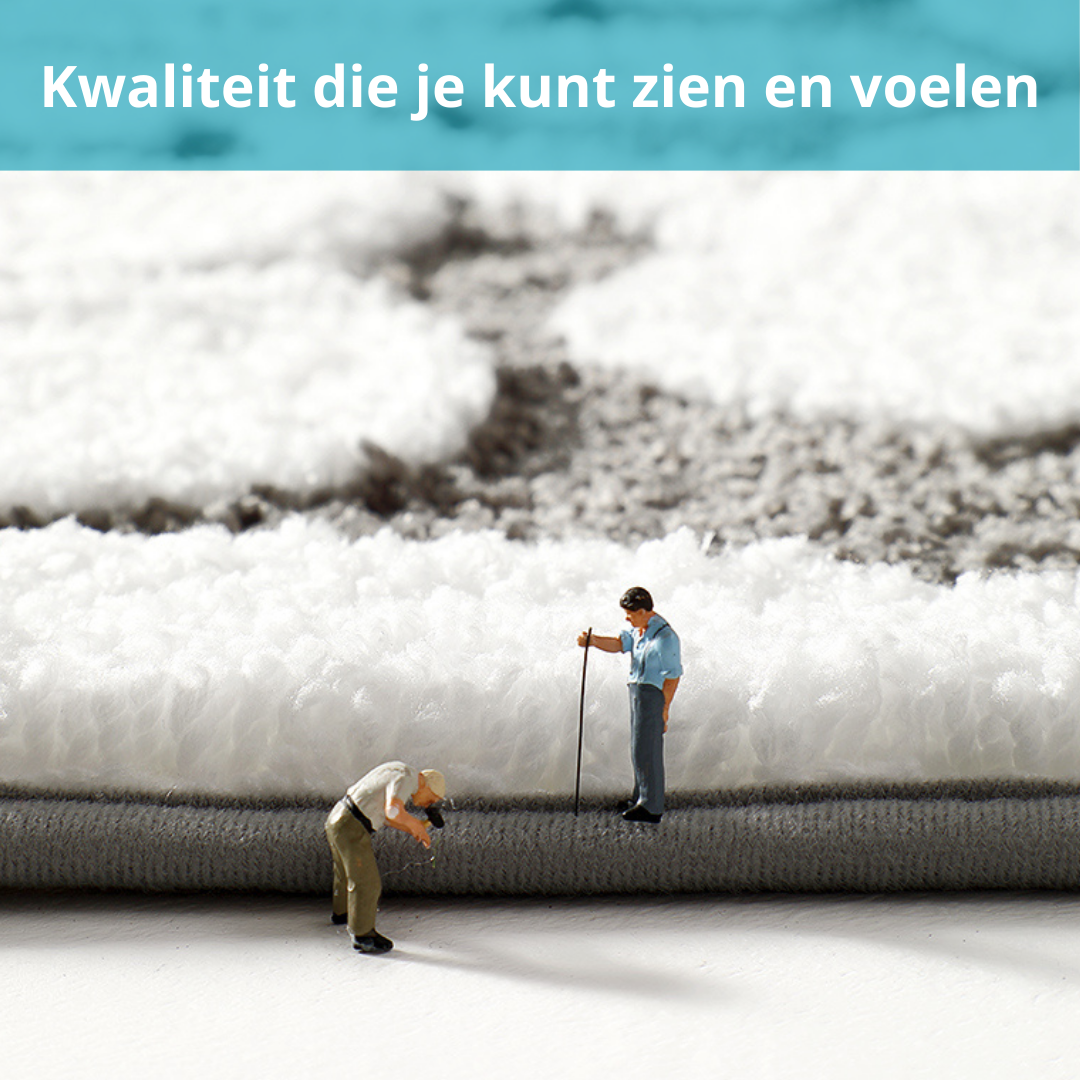 DRESTA Badmat 50X80CM Leaves Gray