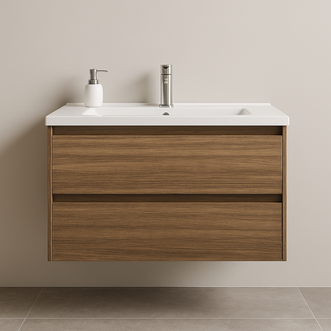 Down Town Wastafelmeubel 80 cm - Eiken