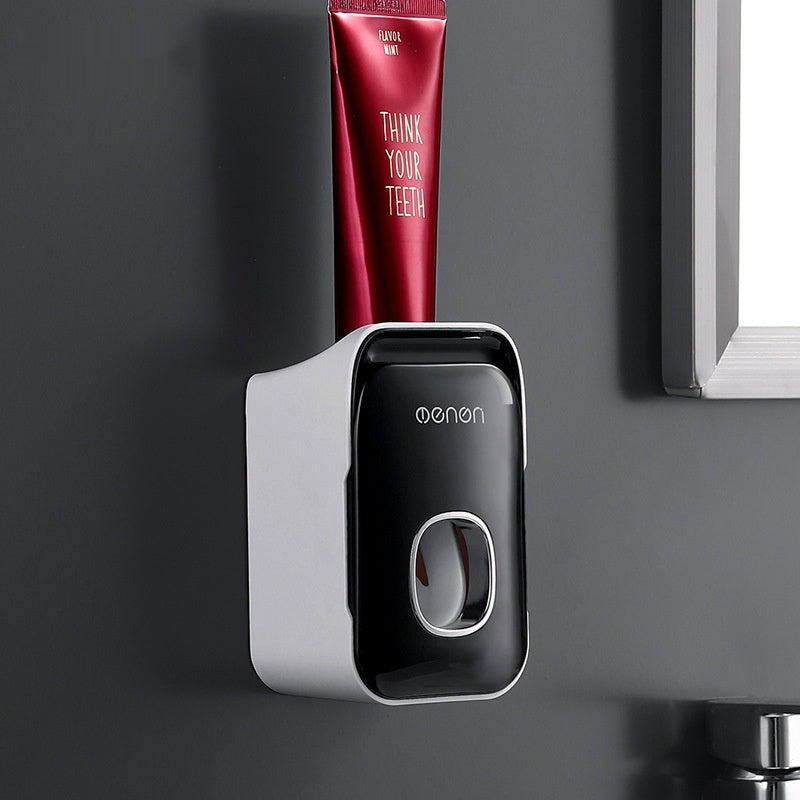 automatische tandpasta dispenser in het zwart
