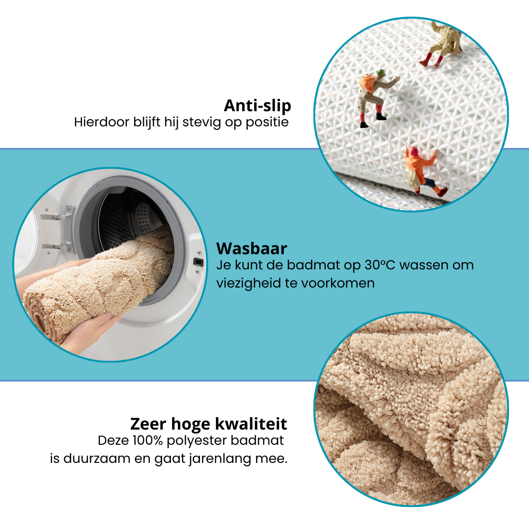 DRESTA Badmat 50X80CM Beige