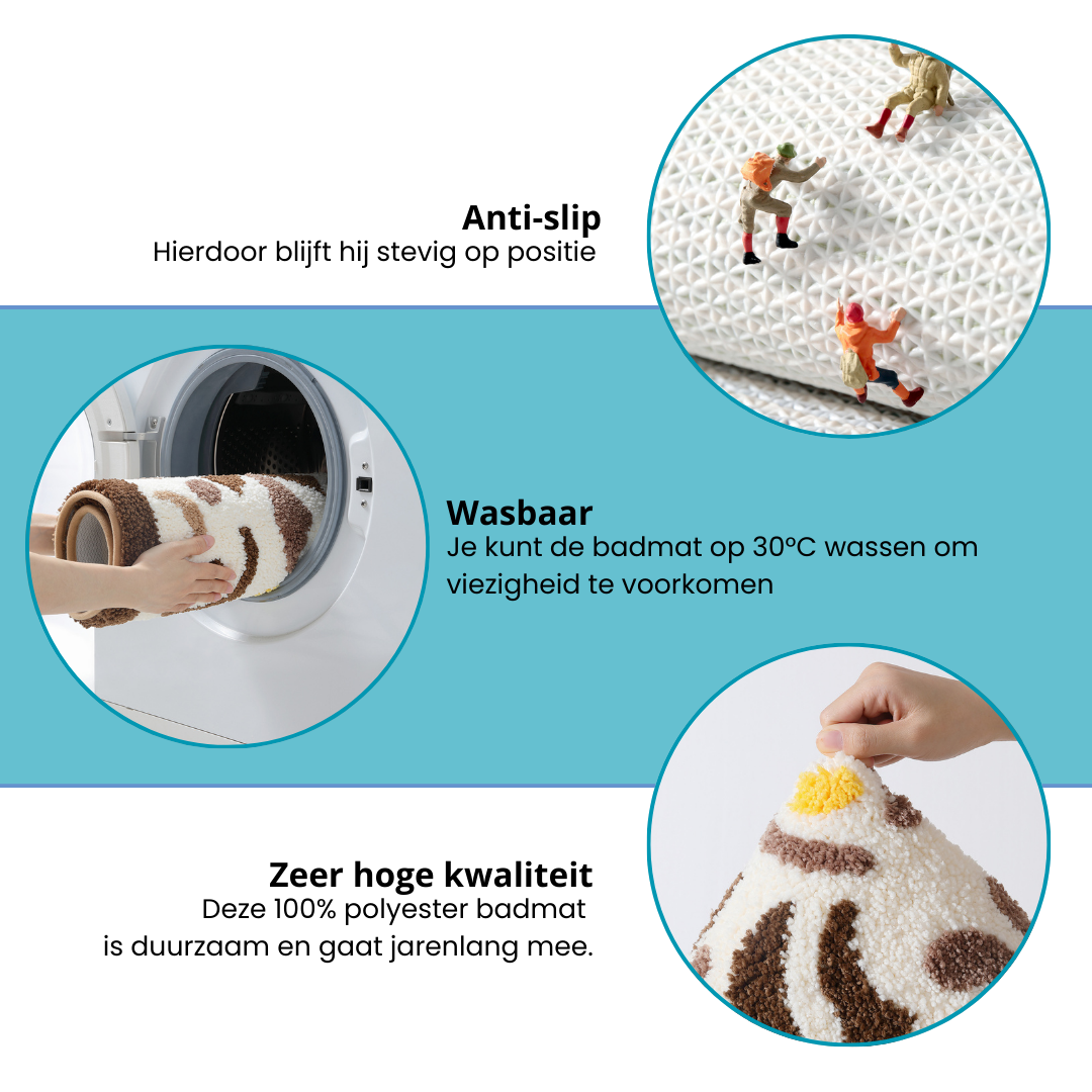 DRESTA Badmat 50X80CM Mediterraans