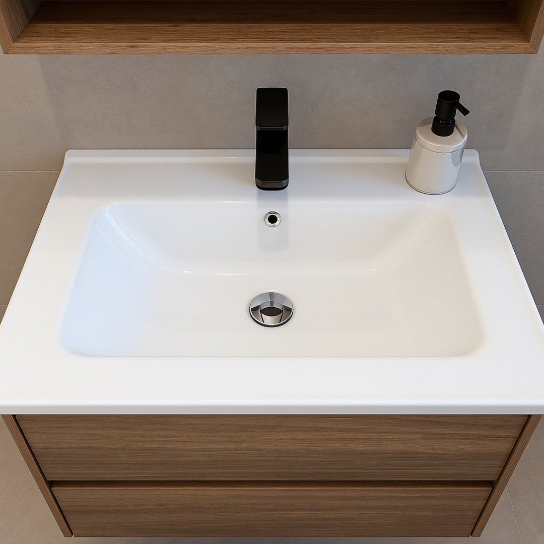 Down Town Wastafelmeubel 80 cm - Eiken