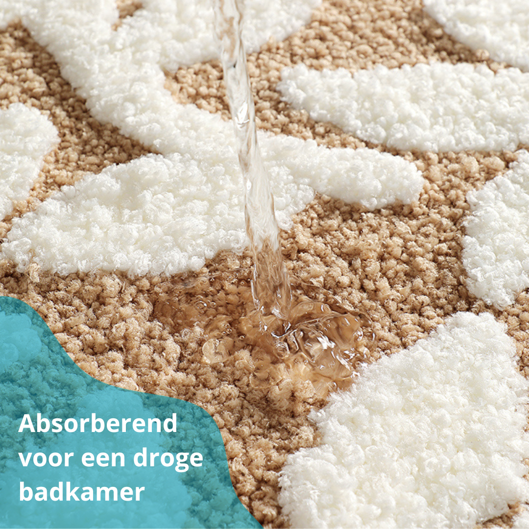 DRESTA Badmat 50X80CM Leaves Beige