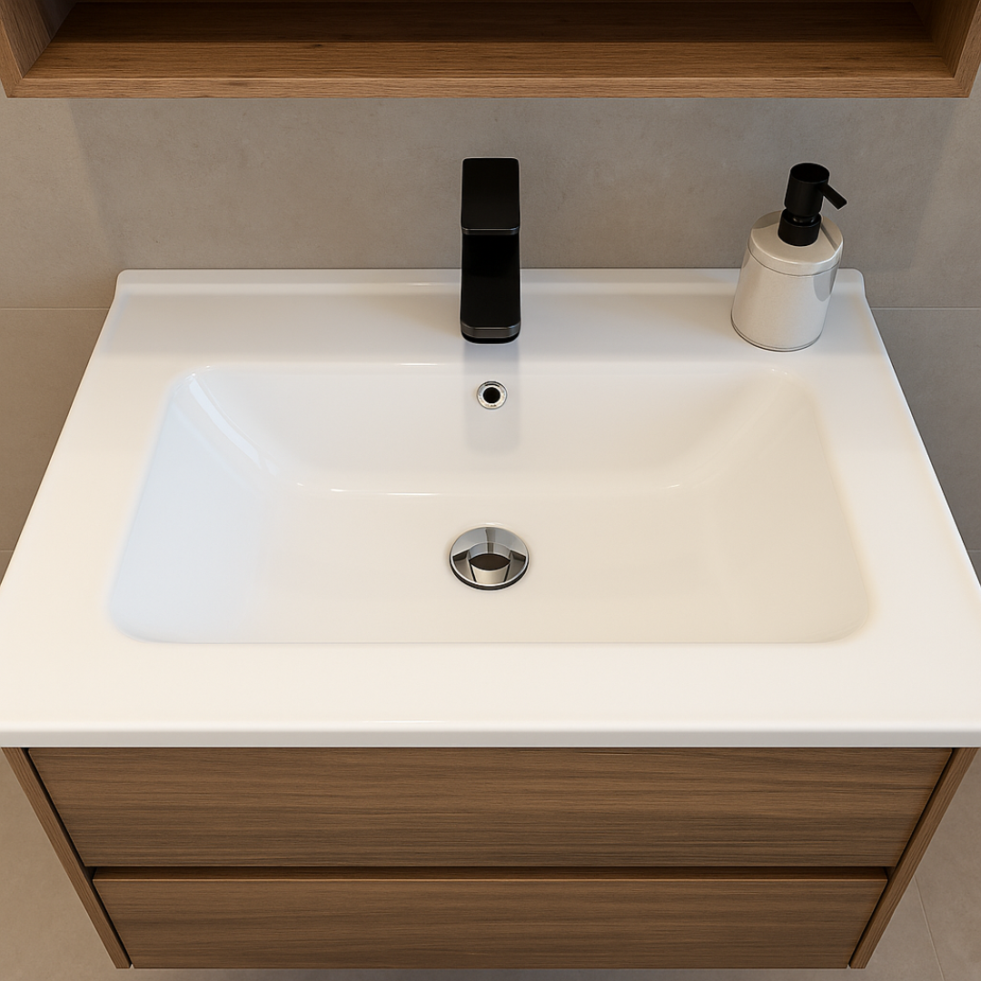 Down Town Wastafelmeubelset 80 cm - Eiken