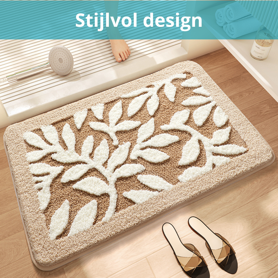 DRESTA Badmat 50X80CM Leaves Beige