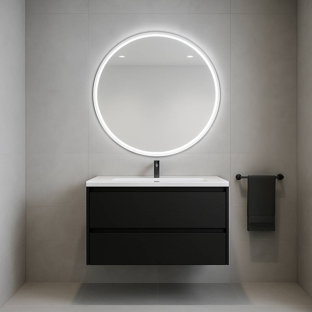 Monaco Wastafelmeubel 80 cm - Zwart