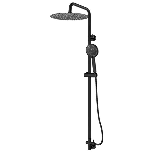 Regendoucheset Tyler 30 CM Rond Zonder Kraan - Zwart