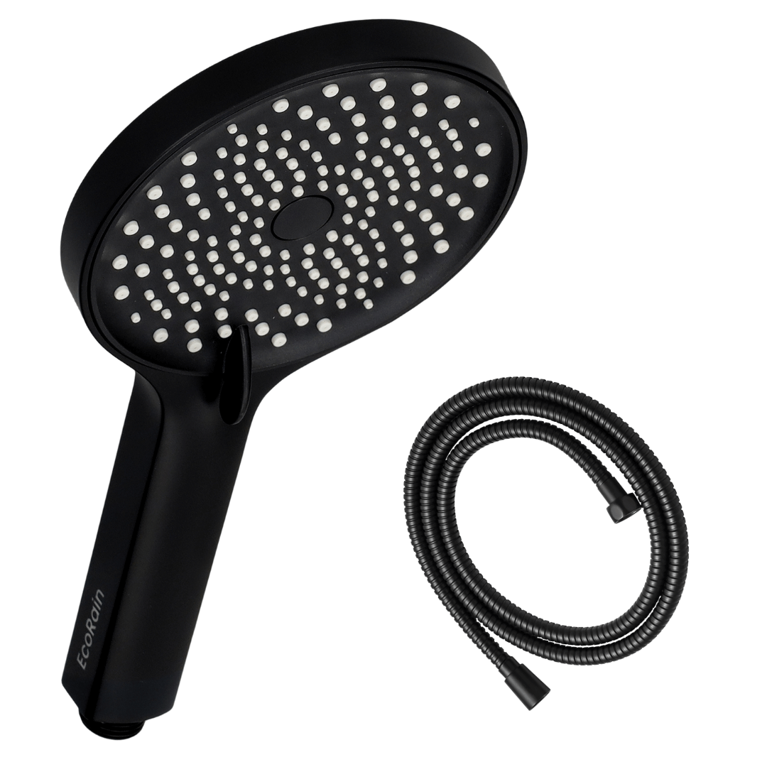 Douchekop Charly met doucheslang - Zwart