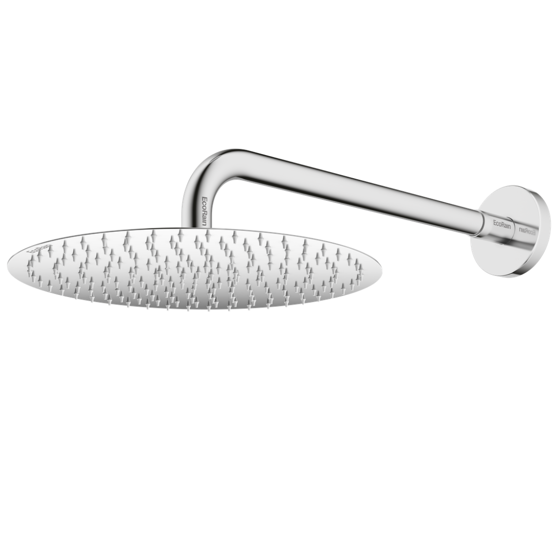 Ronde Hoofddouche met douchearm Tyler 20 cm - Chroom