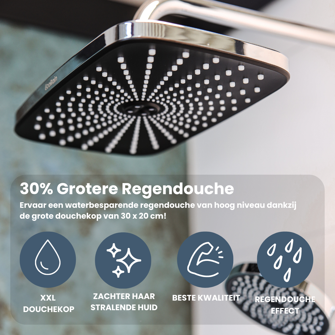 30 x 20 cm regendouche