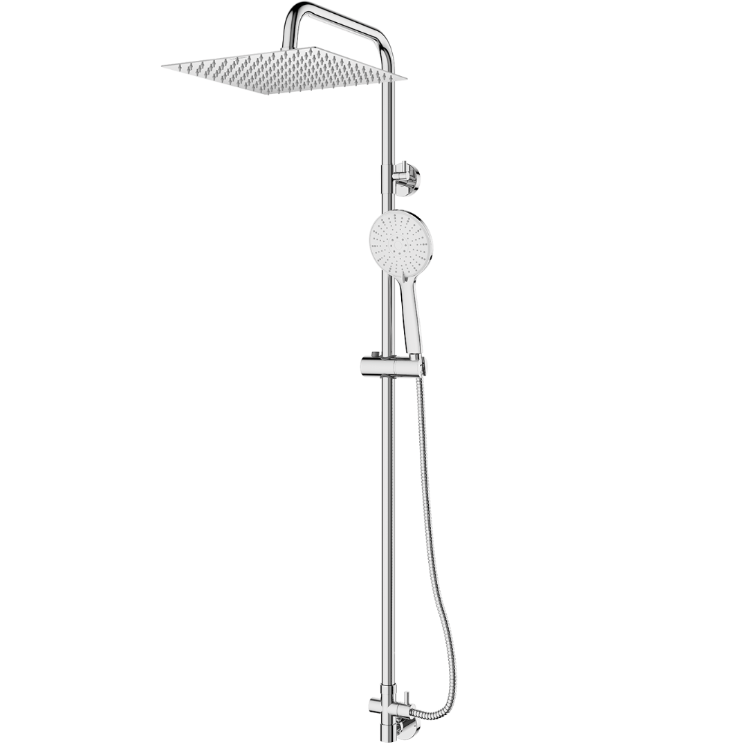 Waterbesparende Regendoucheset 30 cm Tyler Vierkant - Zonder Kraan