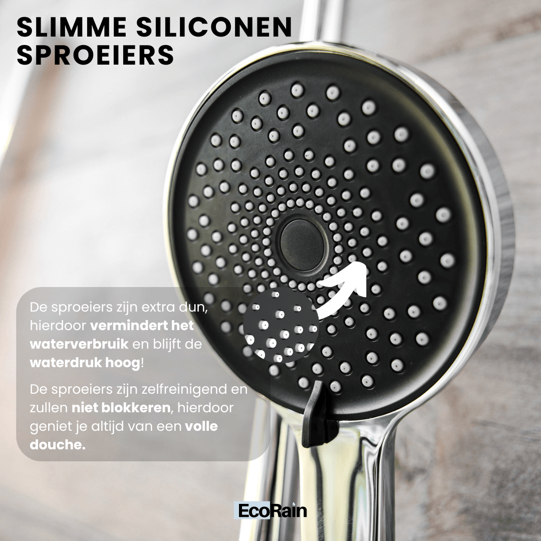 Waterbesparende Douchekop Jet 12 cm - Chroom